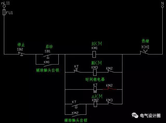 家电维修网手把手教你画三相异步电动机控制电路图 