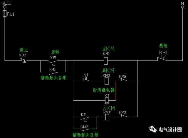 家电维修网手把手教你画三相异步电动机控制电路图 