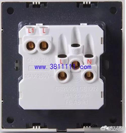 开关背面L、L1、L2各代表什么？火线，零线，地线怎样接 