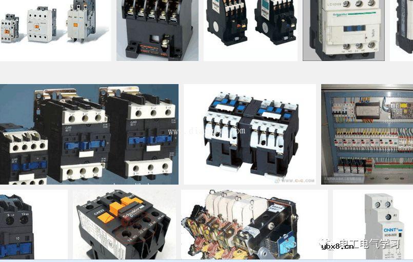 从简单到复杂的交流接触器常用接线电路图和实物图 电工必须知道的 
