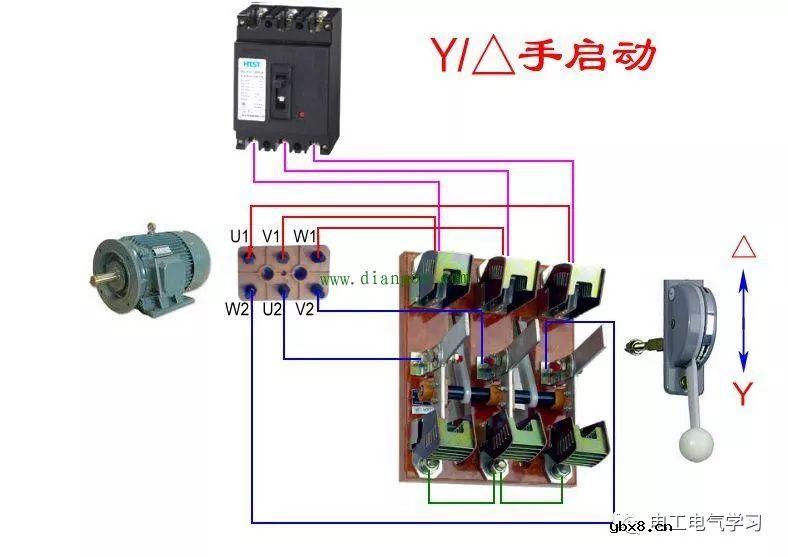 从简单到复杂的交流接触器常用接线电路图和实物图 电工必须知道的 