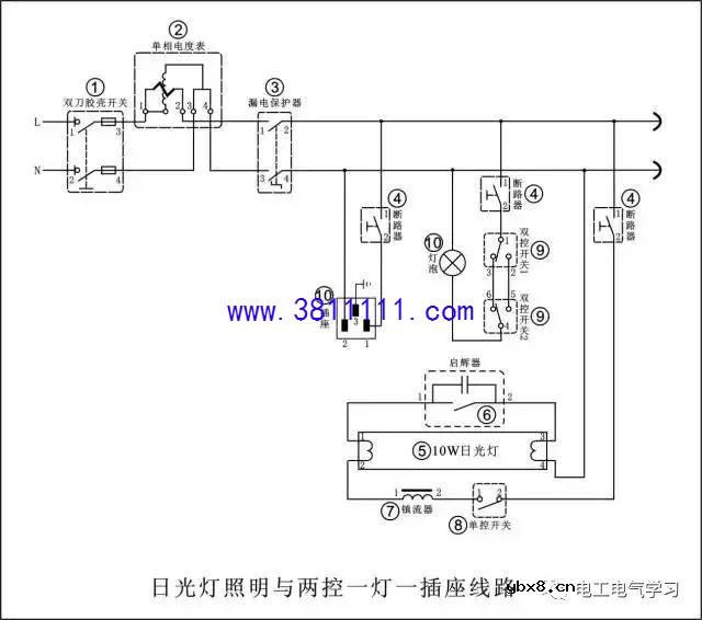 几个最经典电工电路原理图电工师傅必须要要掌握的技术 