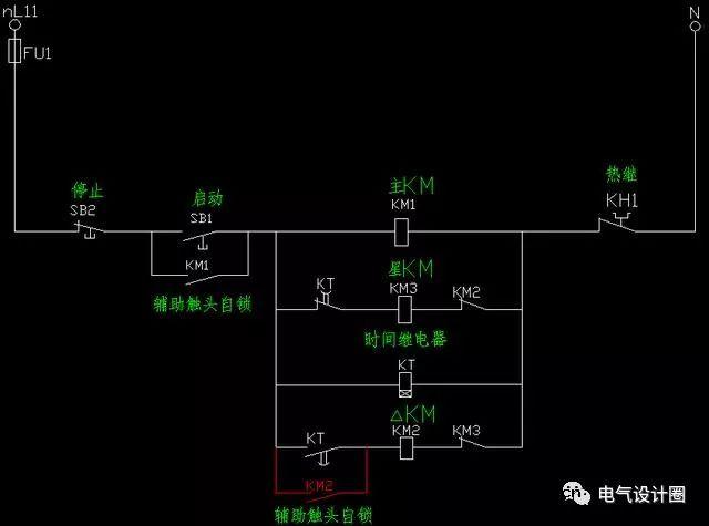 家电维修网手把手教你画三相异步电动机控制电路图 