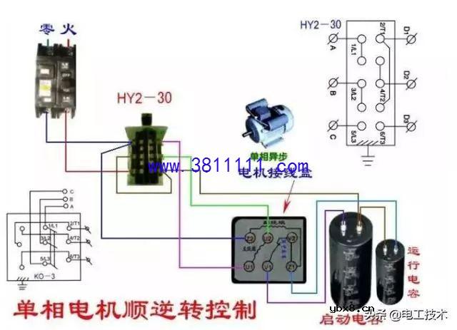 单相电机和三相电机怎么接线？为什么三相电机有3或6个接线柱？ 