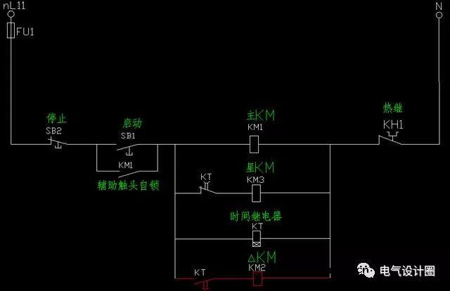 家电维修网手把手教你画三相异步电动机控制电路图 
