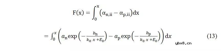 基于碰撞电离率的平行平面结及晶闸管研究