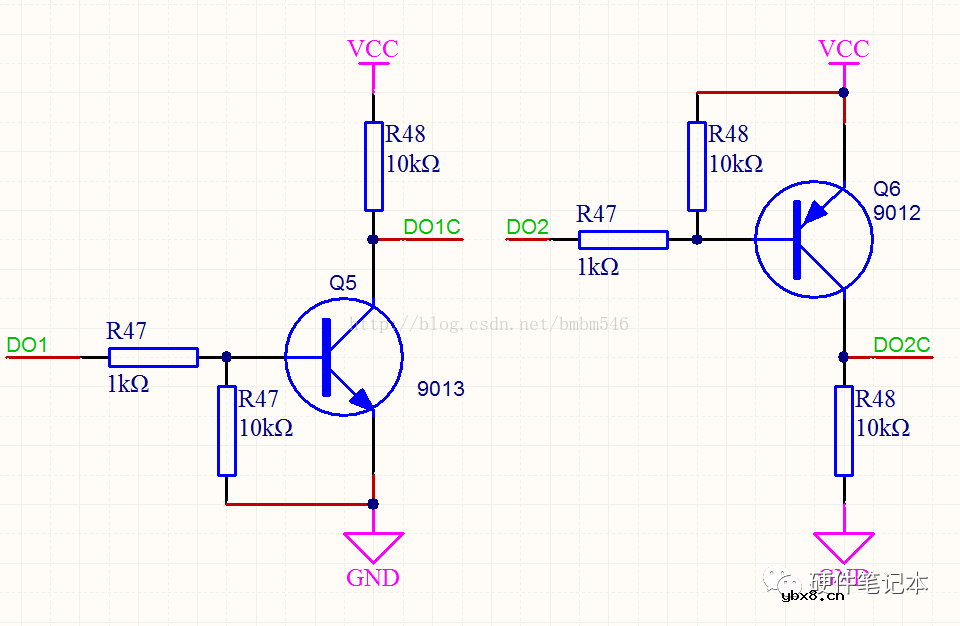 这几个电阻在制作三极管电路中的作用