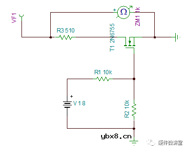 MOS管AB间电阻是多少？