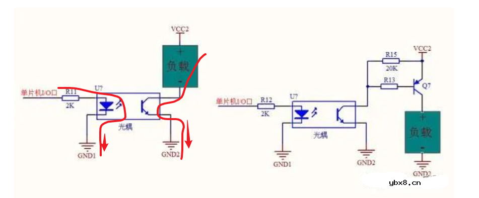 单片机引脚是如何控制负载大电流的呢？