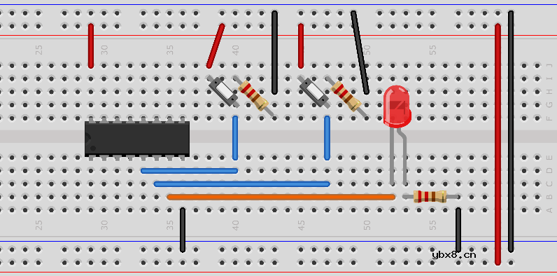 通过小脚丫FPGA核心开发板来进行门电路的设计