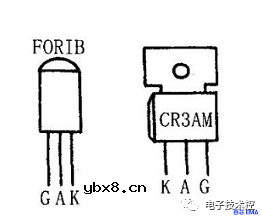 晶闸管(可控硅)极性的判断方法