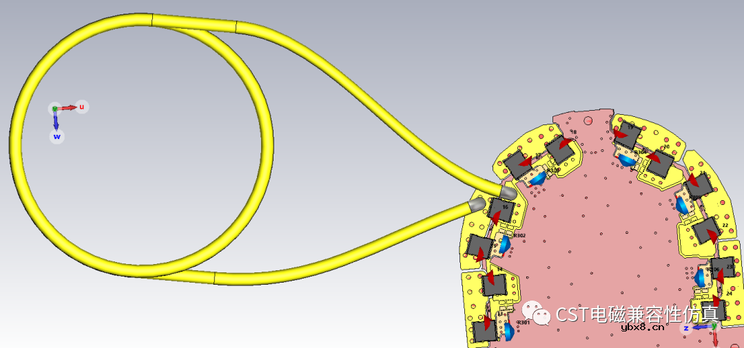 CST电磁兼容性仿真—双脉冲3D仿真