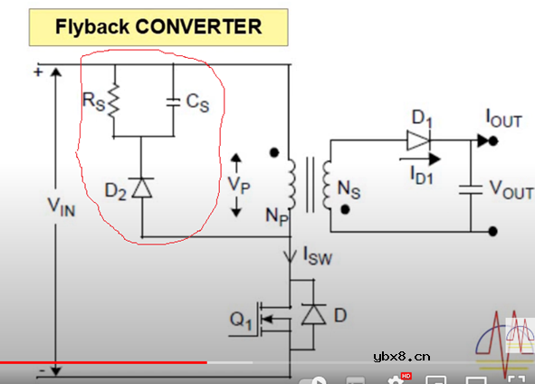 开关电源RCD吸收电路消除高频干扰