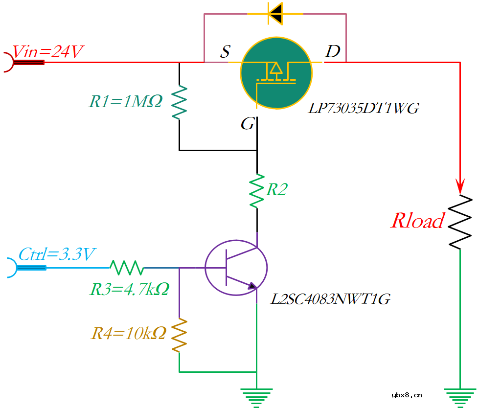 如何用单PMOS设计分立式负载开关？