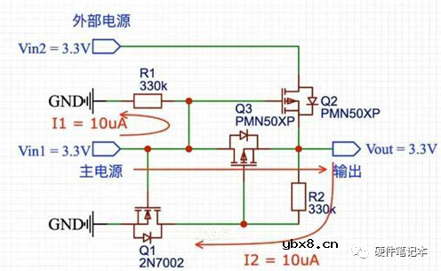 主副电源相同？MOS管自动切换电路怎么设计？
