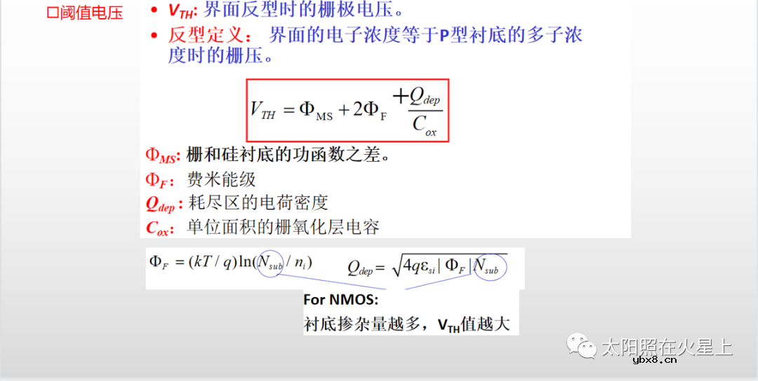 MOS管的基本结构 MOS管的二级效应