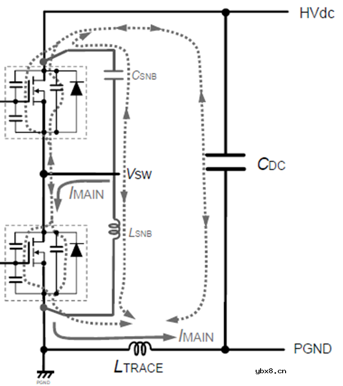MOS_DS电压尖峰产生的原因