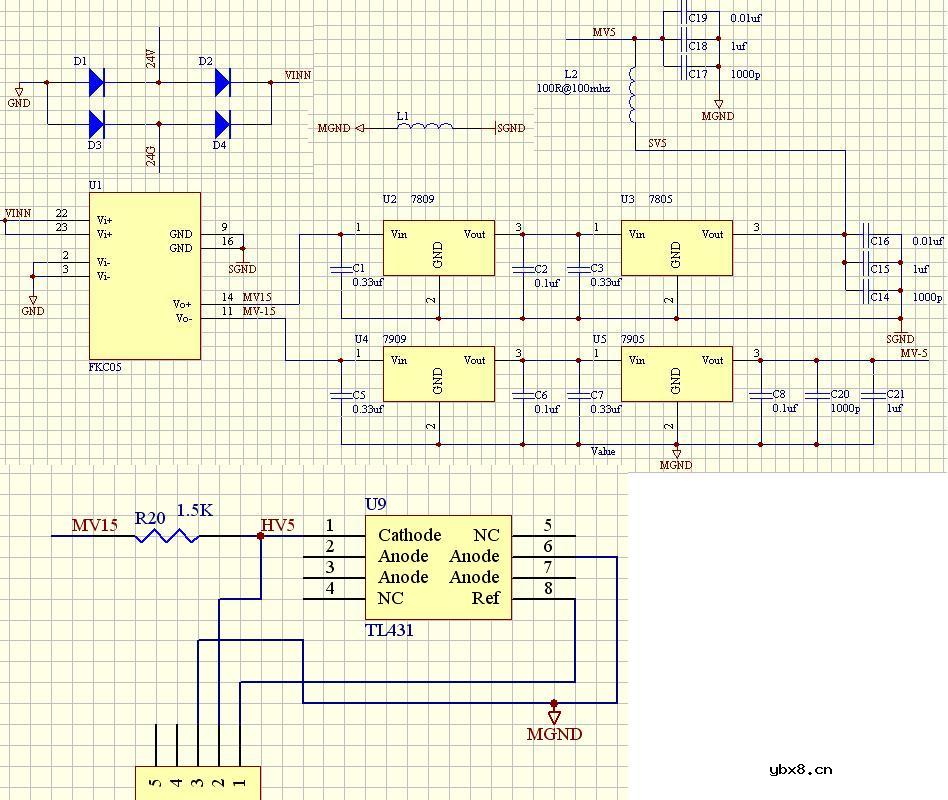 热电阻测温电路框图和原理图