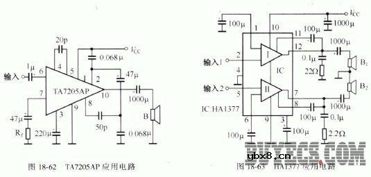 集成功率放大器应用参考电路