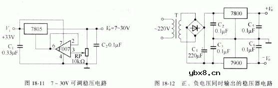 稳压器应用参考电路
