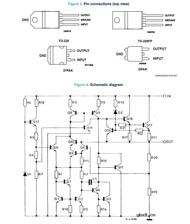 线性稳压器及LDO ST L7812ABV特性参数与封装规格图解