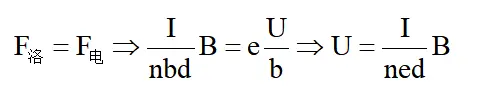 霍尔效应和霍尔元器件
