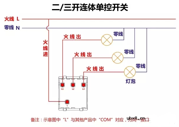 17种开关类型接线方法图解