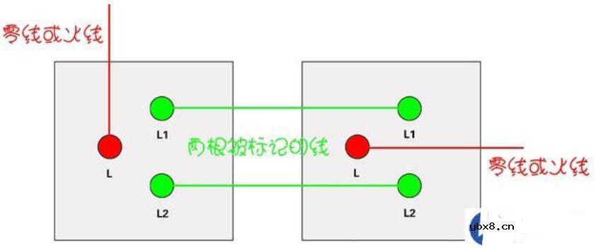 双控开关的接线方法