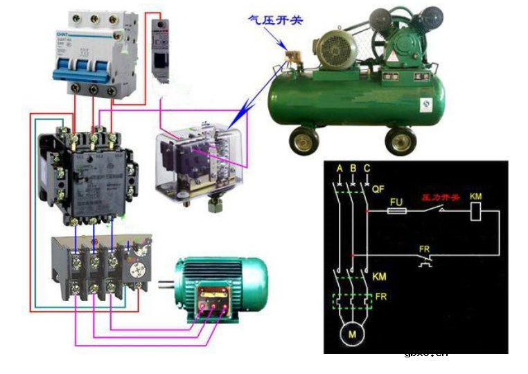压力开关接线图与特点