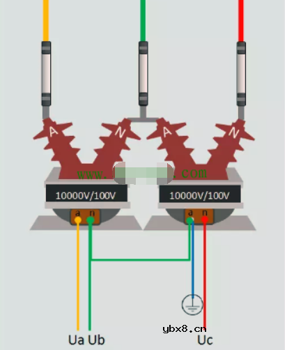 电压互感器V/V接法和Y/Y接法