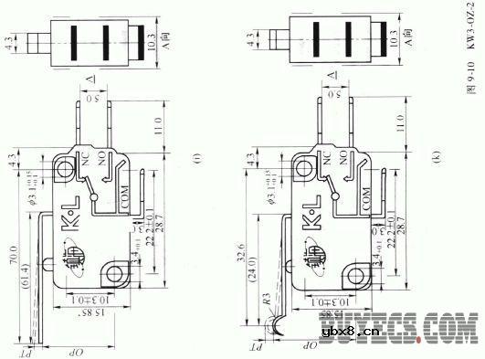 KW3-0Z-2系列微动开关
