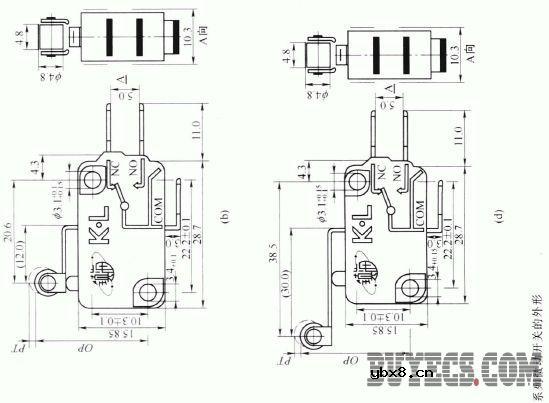KW3-0Z-2系列微动开关