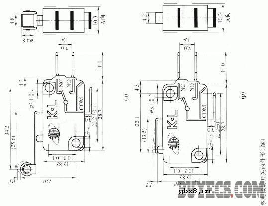 KW3-0Z-2系列微动开关