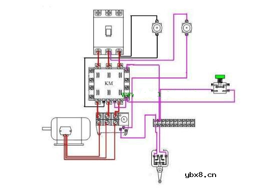 关于行程开关的接线方法