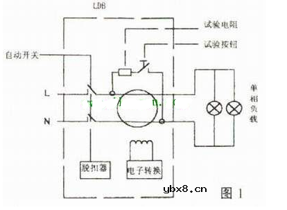 漏电保护器电路原理图