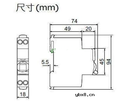 微型断路器型号中“P”的含义