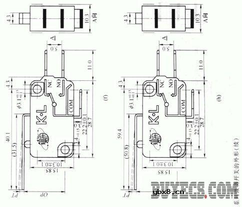 KW3-0Z-2系列微动开关