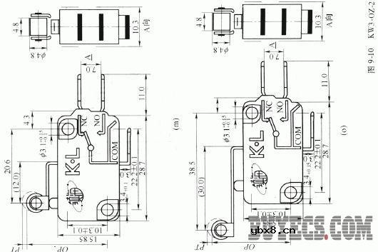 KW3-0Z-2系列微动开关