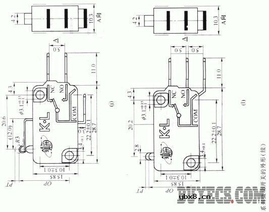 KW3-0Z-2系列微动开关
