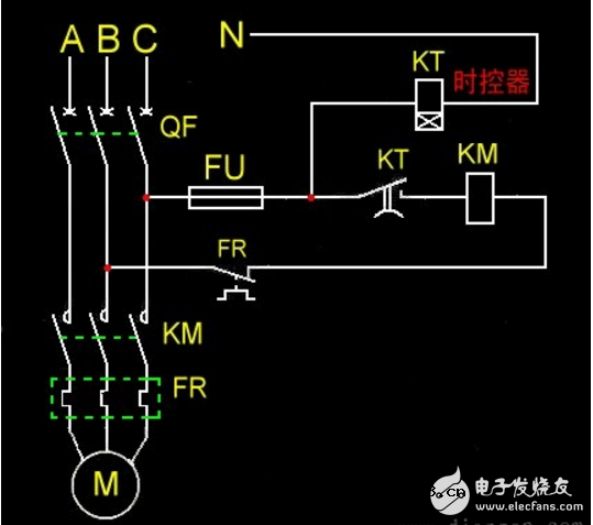 微电脑时控开关接线图