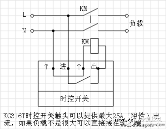 微电脑时控开关接线图