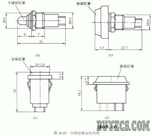 白炽灯指示灯