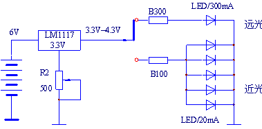 LED的电池供电方案电路实解 LED的电池供电方案电路实解