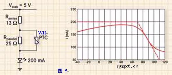 自恢复保险丝在LED产品中的应用电路