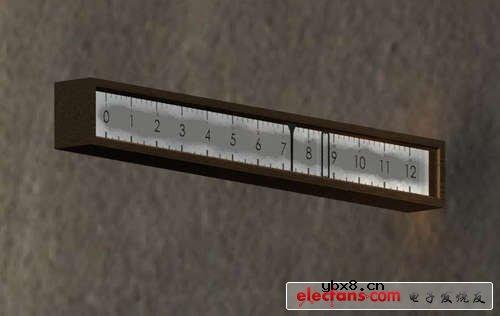 超酷DIY之创意线性时钟 超酷DIY之创意线性时钟