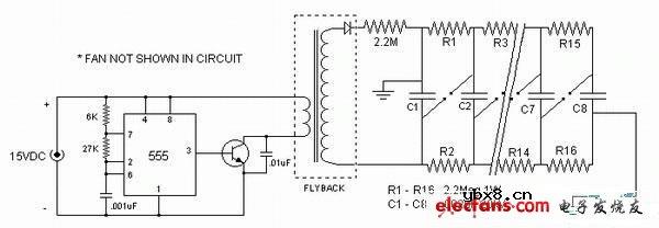 DIY自制闪电发生器 DIY自制闪电发生器