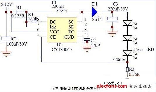低成本DC-LED驱动器CYT34065解读