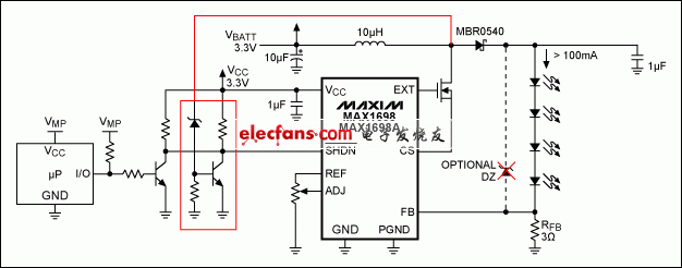 Protect LED driver in backlit displays