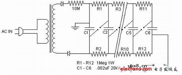 DIY自制闪电发生器 DIY自制闪电发生器
