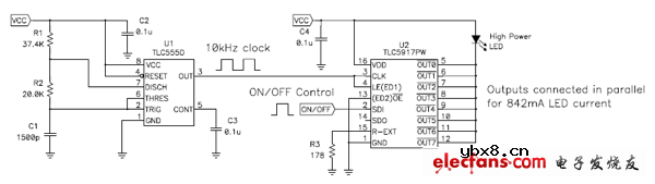 555定时器在LED驱动器的中的应用